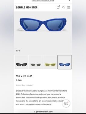GENTLE MONSTER Vis Viva BL2